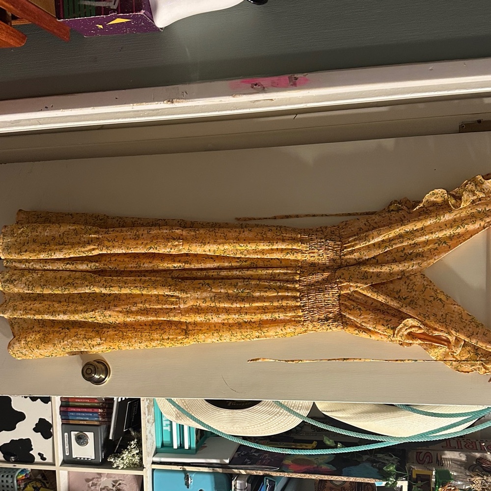 Sienna Sky Golden Maxi Dress